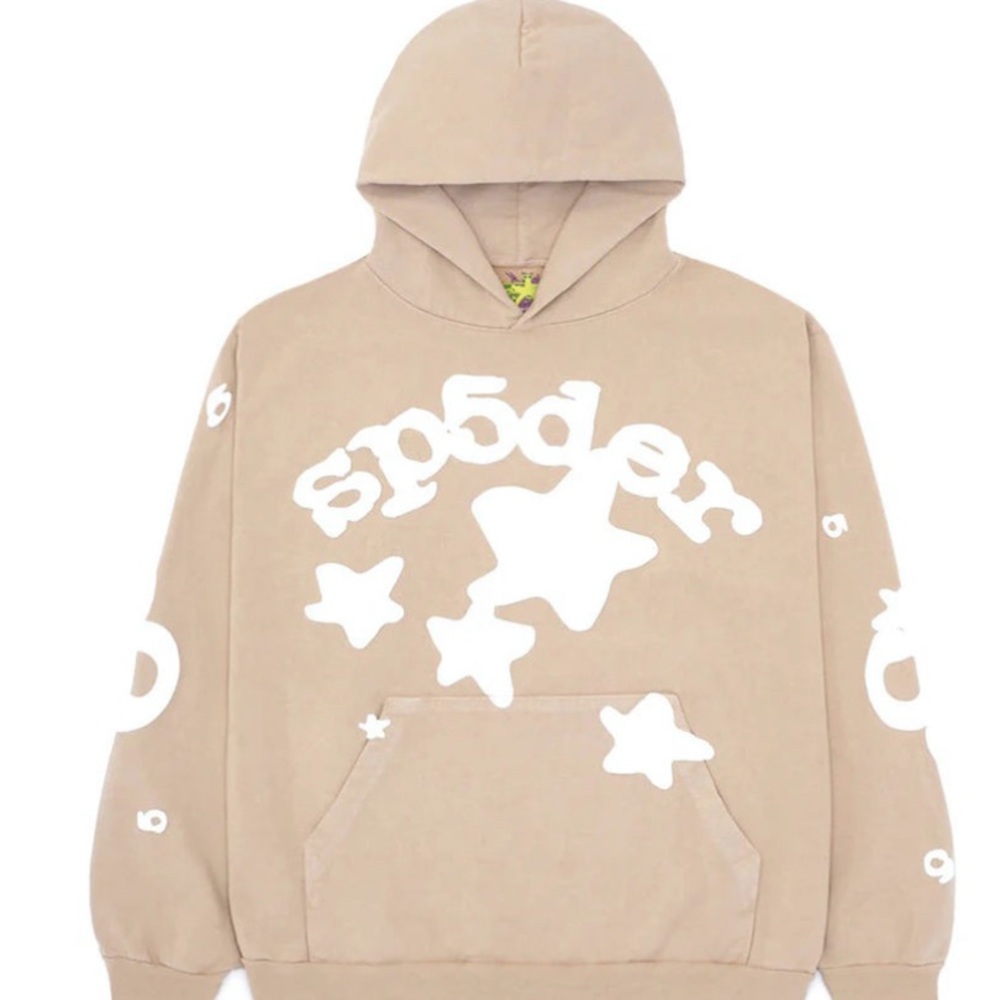 Sp5der Beluga Hoodie - Sand